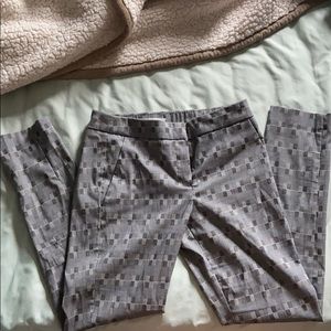 Adrienne Vittadini Patterned Dress Pants